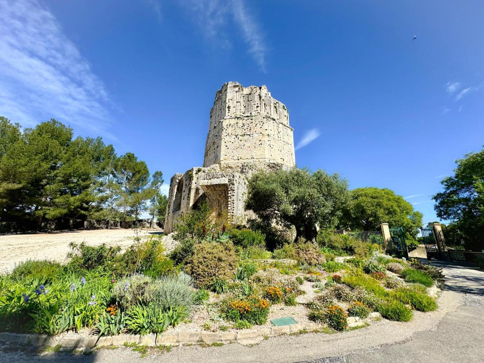 Au Coeur Du Centre Historique - Immeuble Classe - Terrasse - Climatise نيم المظهر الخارجي الصورة